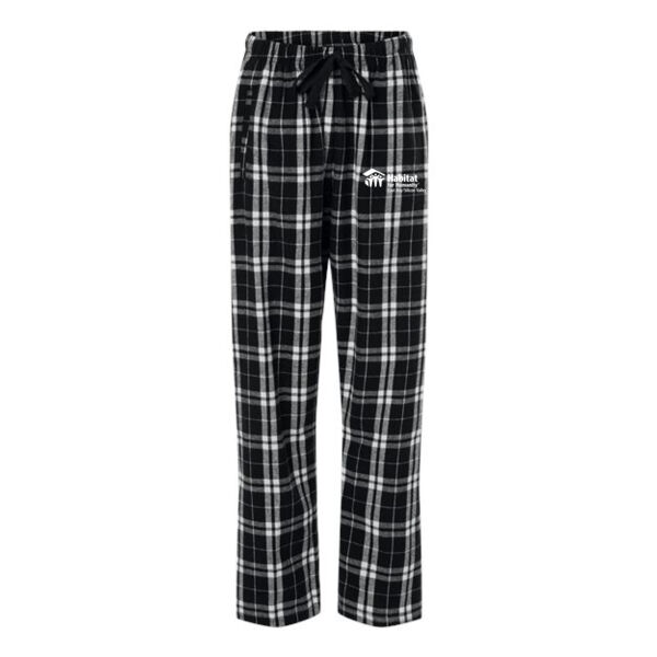 Womens Haley Flannel Pants - Printed Logo Thumbnail