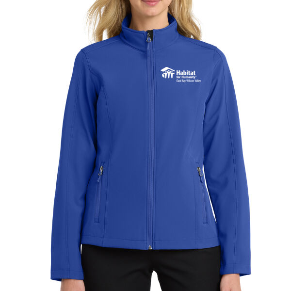 Port Authority Womens Core Soft Shell Jacket - Embroidered Logo Thumbnail