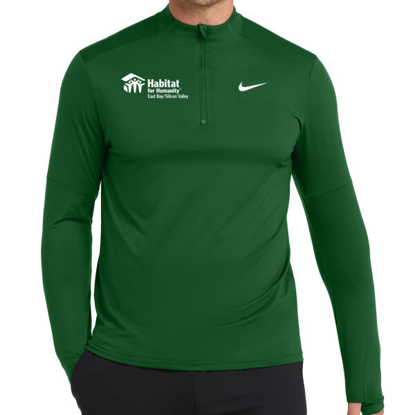 Nike Dri FIT Element 1/2 Zip Top - Printed Logo Thumbnail
