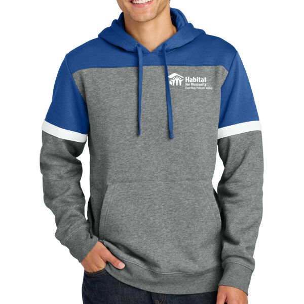 Sport Tek Drive Fleece Colorblock Hoodie - Printed Logo Thumbnail