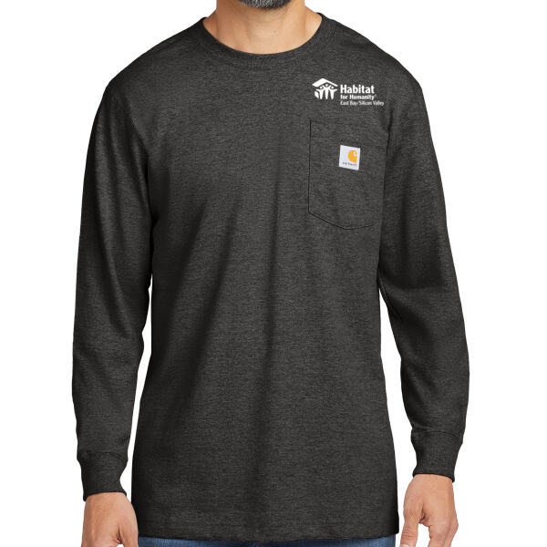 Carhartt Workwear Pocket Long Sleeve T Shirt - Printed Logo Thumbnail