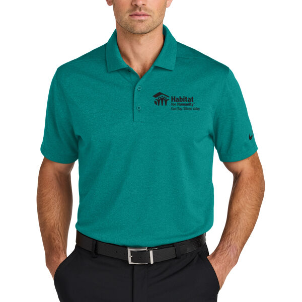 Nike Dri FITSmooth Heather Polo - Embroidered Logo Thumbnail